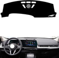 leather dashboard cover Compatible with BMW X1 (NO HUD 2023，dash cover（black）