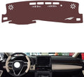 Leather Dashboard Cover Compatible with Toyota Avalon (NO HUD 2019-2021,Dash Board Cover mat Anti-Slip Sun-Proof and dust-Proof(Brown)