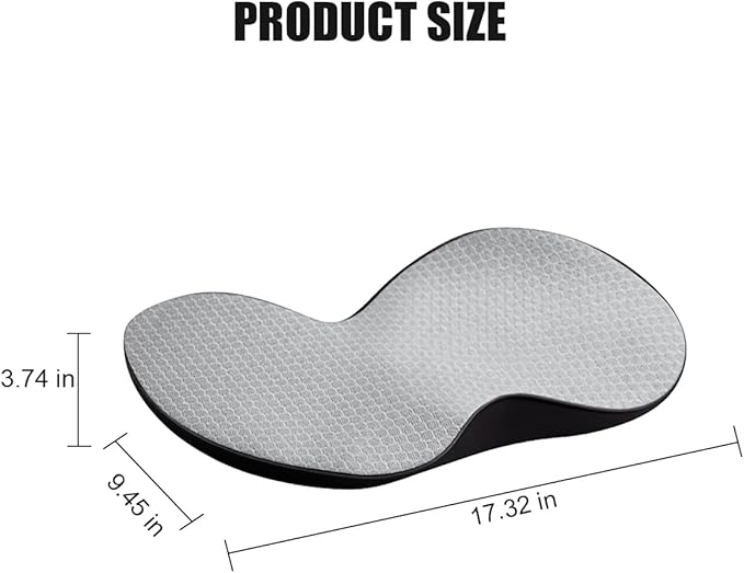 Car Seat Cushion, Memory Foam Sciatica & Lower Back Pain Relief Vehicle Chair Pillow for Driving, Breathable Automotive Seat Support Pad, Universal for SUV Sedan Truck (Gray)