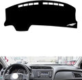 leather dashboard cover Compatible with HONDA Greiz 2015-2016，dash cover（black）