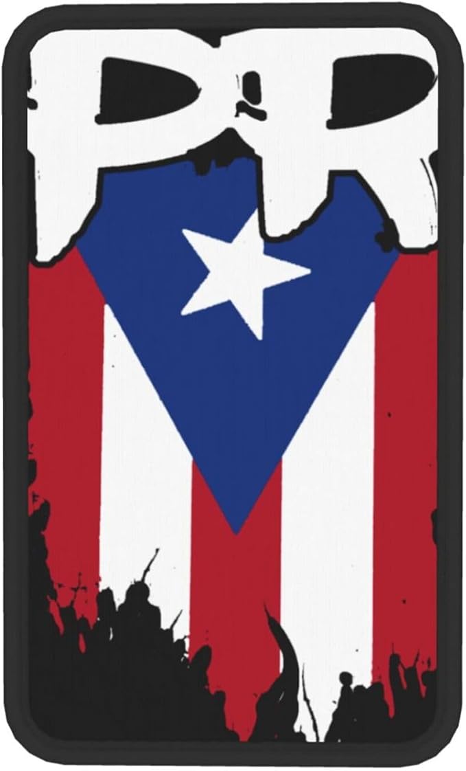 Puerto Rico Flag Pr Puerto Rican Boricua Universal Center Console Armrest Cover Pad Car Armrest Protector for Most Cars, Suvs & Trucks, Cushion with Easy Installation