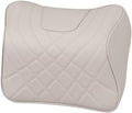 Car Pillow Car Headrest Pillow Set Sewing Leather Lumbar Waist Support Memory Foam Fit for Seat Neck Protctive Cushion Accessories Car Neck Pillow(C)