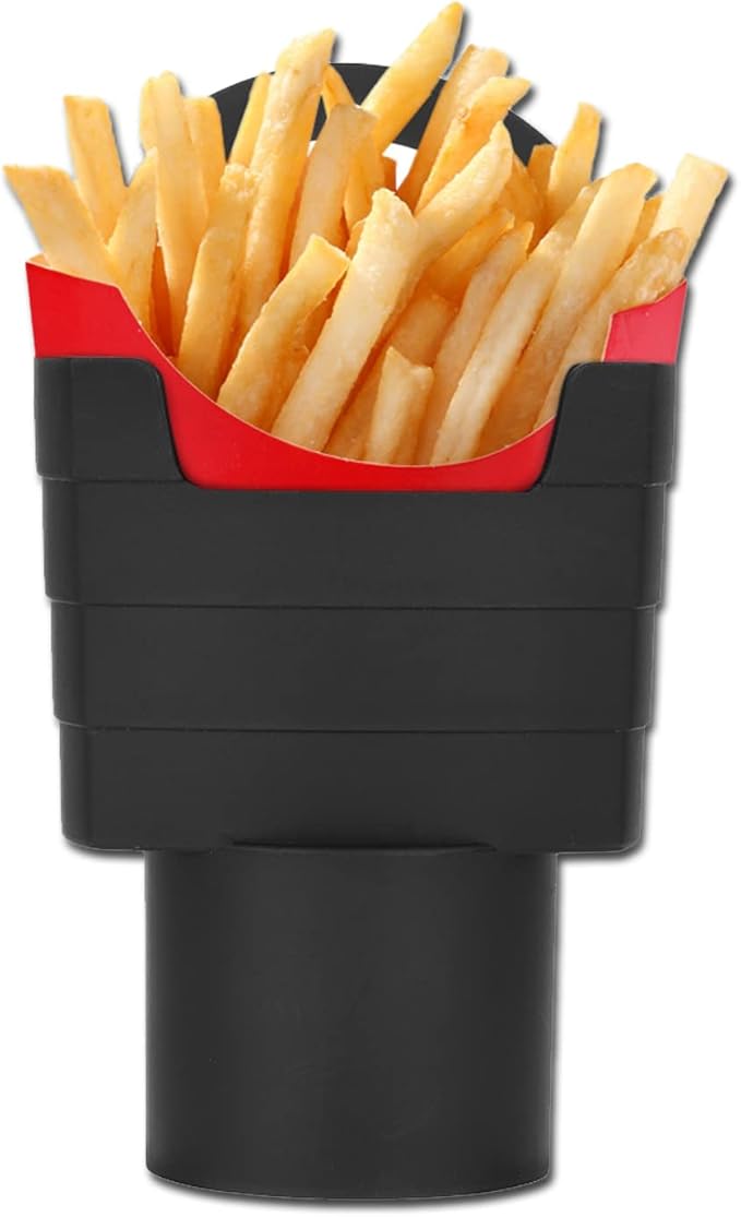 French Fry Cup Holder for Car Multipurpose Fast Food Drink Cup Holder Car Storage Box Holder