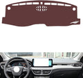 Leather Dashboard Cover Compatible with Ford New Focus（Speakers） 2019-2022，Dash Cover, Non-Slip Dash Cover, Dash mat Dashboard Cover, Interior Dash Covers