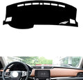 leather dashboard cover Compatible with HONDA Envix，dash cover（black）