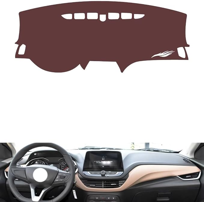 Leather Dashboard Cover Compatible with Chevy Cavalier 20-2022，Dash Cover, Non-Slip Dash Cover, Dash mat Dashboard Cover, Interior Dash Covers