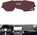 Leather Dashboard Cover Compatible with BMW X6（NO HUD） 2020-2020，Dash Cover, Non-Slip Dash Cover, Dash mat Dashboard Cover, Interior Dash Covers