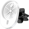 for Apple MagSafe Charger Car Holder,Compatible with iPhone 14/14 Plus/14 Pro/14 Pro Max and iPhone 13/12 Series-White(Charger not Included)