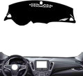leather dashboard cover Compatible with Chevy Malibu XL (No speaker) 2016-2023，dash cover（black）