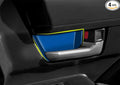 HAISASLLAY Car Inner Door Handle Bowl Cover Trim Compatible with Toyota New 4Runner 6th Gen. 2025 2026+, ABS Scratch Protector, Interior Accessories 4PCS, Blue
