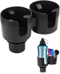 JINKEY Dual Cup Holder Expander for Car, 2 in 1 Multifunctional Large Car Cup Holder Expander Adapter with expanded 2.69"- 3.94" Adjustable Base for Bottles Cups Drinks Snack Organizer Holder
