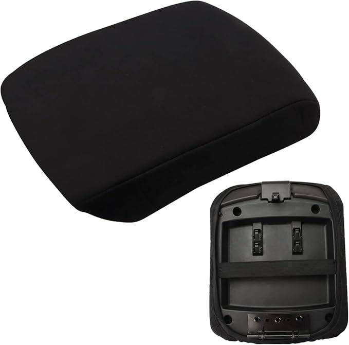 INTGET Center Console Armrest Cover for 2005-2021 Nissan Frontier Accessories 2005-2015 Nissan Xterra Accessories Neoprene Middle Arm Rest Protector Console Lid Cover (Neoprene)