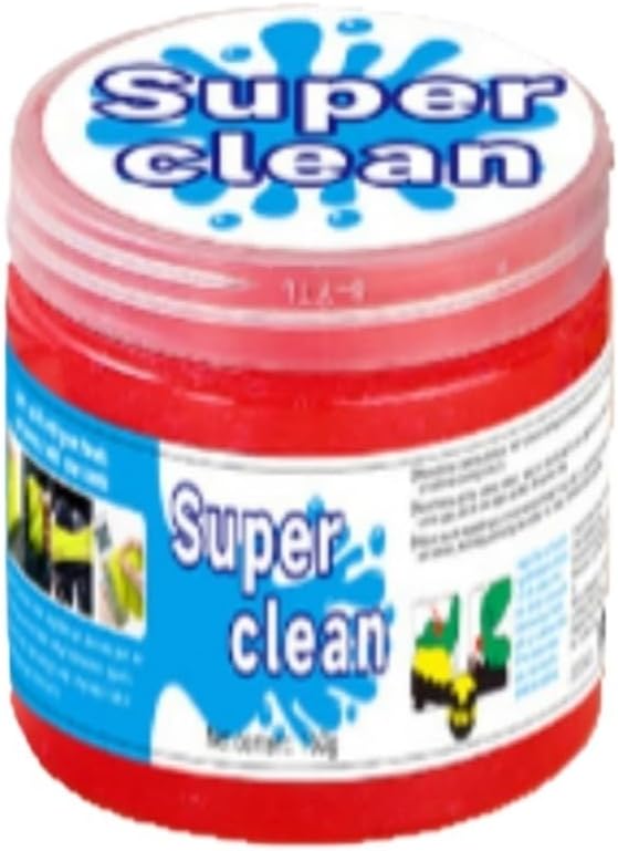 Car Cleaning Gel - Reusable Slime for Air Vents, Dashboards, Laptops, Keyboards, and More - Interior & Dirt Remover Tool(Red 1PC)