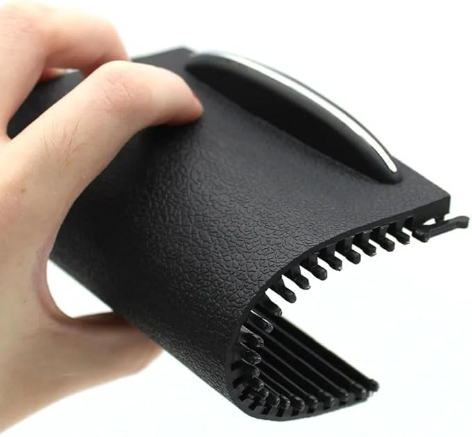 Compatible with Mercedes Benz C Class W203, Center Console Cup Holder Roller Blind Cover, Drink Water Holder Roller Zipper Sliding Shutter Accessories Trim Replacement 2000-2007