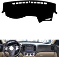 leather dashboard cover Compatible with HyundaiHyundai CELESTA 2008-2010，dash cover（black）