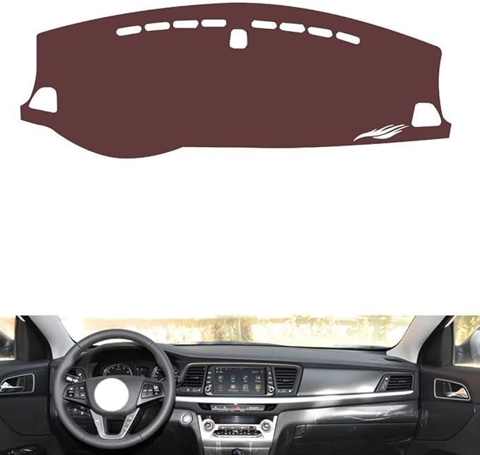 Leather Dashboard Cover Compatible with HyundaiHyundai Mistra 2013-2019，Dash Cover, Non-Slip Dash Cover, Dash mat Dashboard Cover, Interior Dash Covers