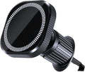 Car Magnetic Phone Holder for Air Vent, 360° Rotation Hands Free Automotive Phone Mount with Strong Magnet and Upgrade Hook, Compatible with 11 12 13 14 15 Pro Max, Universal Fit