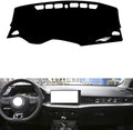 leather dashboard cover Compatible with MG MG5 2021-2023，dash cover（black）