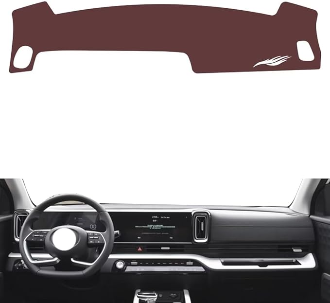 Leather Dashboard Cover Compatible with HyundaiHyundai Mufasa，Dash Cover, Non-Slip Dash Cover, Dash mat Dashboard Cover, Interior Dash Covers