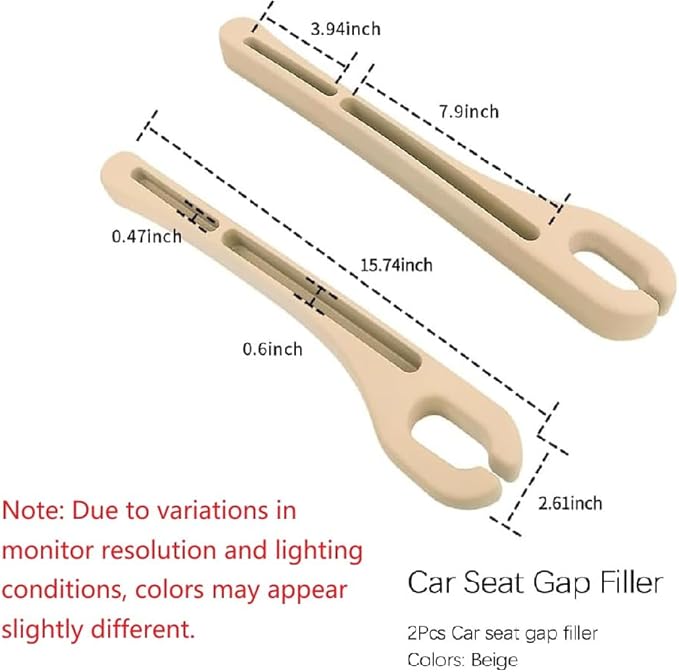 2PCS Car Seat Gap Filler Organizer,Upgrade Car Side Seat Gap Filler with Phone Holder,Multifunctional Car Seat Filler Gap Space Prevents Things Dropping for Cars,SUVs (Beige)