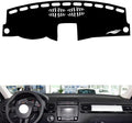 leather dashboard cover Compatible with VW Compatible with TOUAREG 2011-2018，dash cover（black）