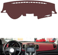 Leather Dashboard Cover Compatible with KIA SHUMA 2010-2013，Dash Cover, Non-Slip Dash Cover, Dash mat Dashboard Cover, Interior Dash Covers