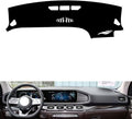 Leather Dashboard Cover Compatible with Mercedes GLE（NO HUD） 2020-2025，Dash Cover（Black）