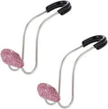 Car Decor Hooks for Purses And Bags, Durable Backseat Holder, Cute Heavy-Duty Metal Purse Hook Hangers, Storage Universal for SUV Truck & Van, Car Accessories for Women/Men, Pink