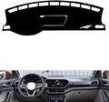 leather dashboard cover Compatible with VW Tacqua，dash cover（black）