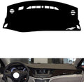 leather dashboard cover Compatible with Buick Verano （warning light），dash cover（black）
