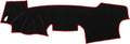 Car Dashboard Cover Compatible for Toyota RAV4 2001-2012, Protective Polyester Black Red Center Console Interior Trim Dash Cover Mat Pad