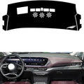 leather dashboard cover Compatible with Buick Century（HUD），dash cover（black）