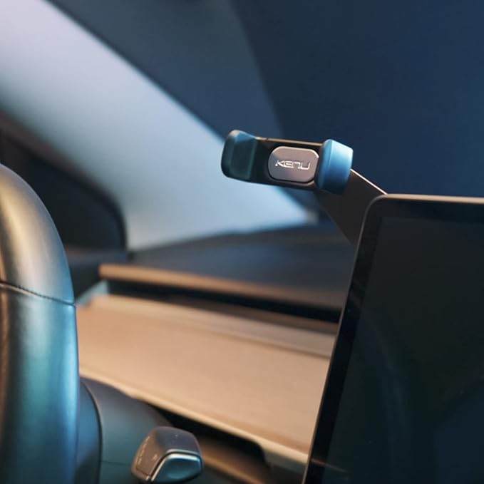 Kenu Airvue Cell Phone Display Mount for Tesla Model 3, Model Y, Model S and X. Compatible with The Latest iPhone, Samsung, Pixel, and Android Phones.