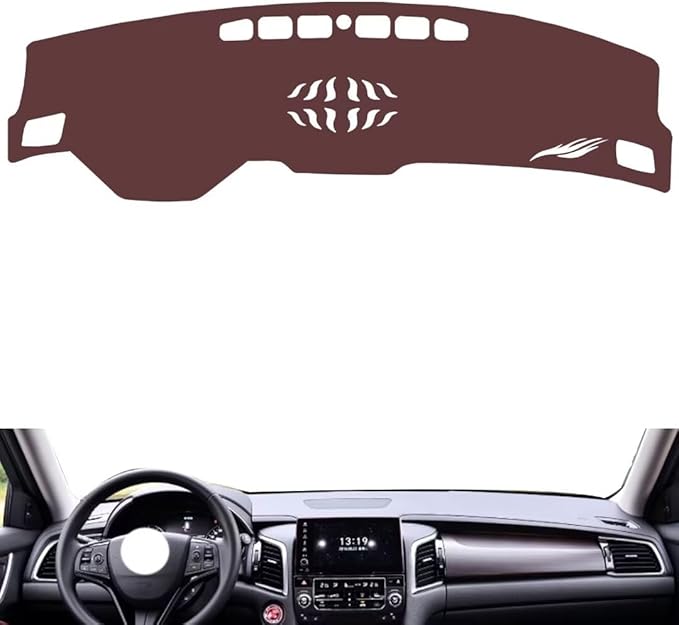 Leather Dashboard Cover Compatible with Honda Avancier (NO HUD，Dash Cover, Non-Slip Dash Cover, Dash mat Dashboard Cover, Interior Dash Covers