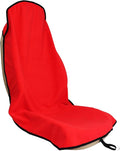 LoyaGour Car Seat Cover Protector Front Seats,for Gym Workout,Running,Swimming,Beach and Hiking,Waterproof Sweat Towel Bucket Seat Covers for Cars SUV Trucks (Red, 1Pcs)