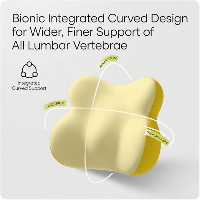 Car Headrest Pillow & Lumbar for BMW 2er Reihe 216d F45 218d F45 218i F45 220d F45 225i F45 220i F45 225xe, Car Seat Neck Pillow Back Support, Breathable All-Season Automotive Seat Cushions, 2PCS