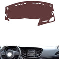 generic leather dashboard cover Compatible with FiatFiat ottlmo，dash cover, Non-Slip Dash Cover, Dash mat Dashboard Cover, Interior Dash Covers, brown