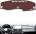 Leather Dashboard Cover Compatible with Honda Inspire 2019-2022，Dash Cover, Non-Slip Dash Cover, Dash mat Dashboard Cover, Interior Dash Covers