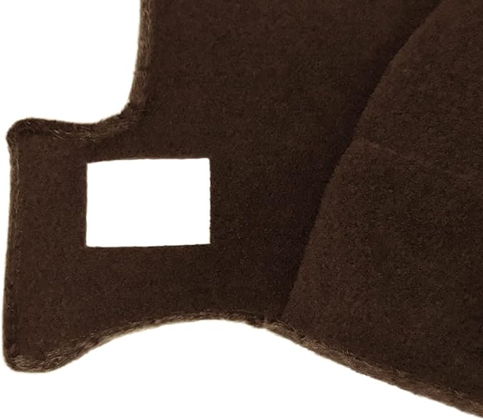 Dash Cover Mat Fit for 2007-2014 GMC Yukon,2007-2013 Chevy Chevrolet Silverado 1500 LTZ/Avalanche/Suburban,07-14 Tahoe, Dashboard Cover Carpet Pad w/o Dash Speaker (Brown)