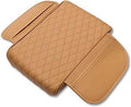 Car Armrest Cushion for Kia Seltos 2019–2025 2026 SP2,Multifunctional Car Armrest Heightening Pad,Car Center Console Cover,Waterproof Nappa Leather Arm Rest Protector,Brown