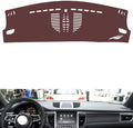 Leather Dashboard Cover Compatible with Porsche Macann（no Compass） 2014-2026，Dash Cover, Non-Slip Dash Cover, Dash mat Dashboard Cover, Interior Dash Covers