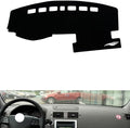leather dashboard cover Compatible with Volvo S40 (no navigation)，dash cover（black）