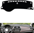 leather dashboard cover Compatible with Suzuki scross 2017，dash cover（black）