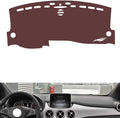 Leather Dashboard Cover Compatible with Mercedes B Class 2011-2019，Dash Cover, Non-Slip Dash Cover, Dash mat Dashboard Cover, Interior Dash Covers