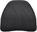 for Chevy Silverado 2007 2008 2009 2010 2011 2012 2013 Leather Car Seat Headrest Lumbar Cushion, Lumbar Support Pillow for Car,for Driving Traveling Relieving Neck Fatigue,1-B Black