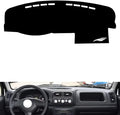 leather dashboard cover Compatible with Suzuki old dipper (no clock)，dash cover（black）