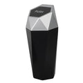 LoyaGour Car Trash Can Bin,Small Garbage Can with Lid,Automotive Cup Holder Mini Cars Trashcan,Portable Cars Door Trash Cans,Car Essentials Gadgets Dustbin (1Pcs, Silver)