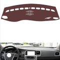 Leather Dashboard Cover Compatible with Volvo S60L（No Warning Light），Dash Cover, Non-Slip Dash Cover, Dash mat Dashboard Cover, Interior Dash Covers