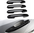 DLOVEG Upgraded Snap-on Door Handle Cover Compatible for 2019-2024 2025 Toyota Rav4 Accessories for Highlander 2020-2024 2025 No Adhesive Black Handle Protectors Glossy Black