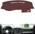Leather Dashboard Cover Compatible with VW Golf 6 2010-2012，Dash Cover, Non-Slip Dash Cover, Dash mat Dashboard Cover, Interior Dash Covers